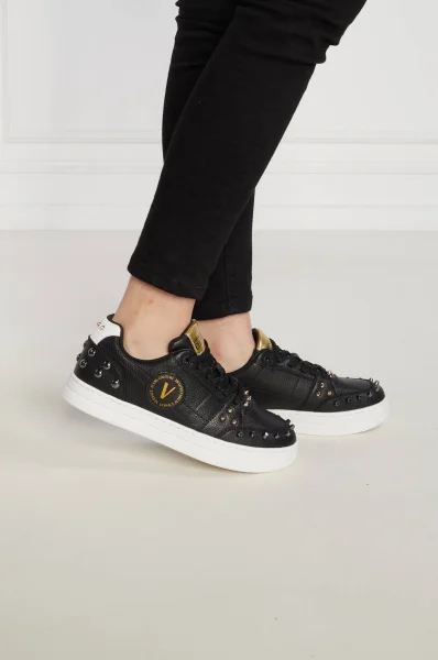 VERSACE JEANS COUTURE ΔΕΡΜΑΤΙΝΟΣ SNEAKERS ΓΥΝΑΙΚΕΙΑ ΠΑΠΟΥΤΣΙΑ. - Image 2