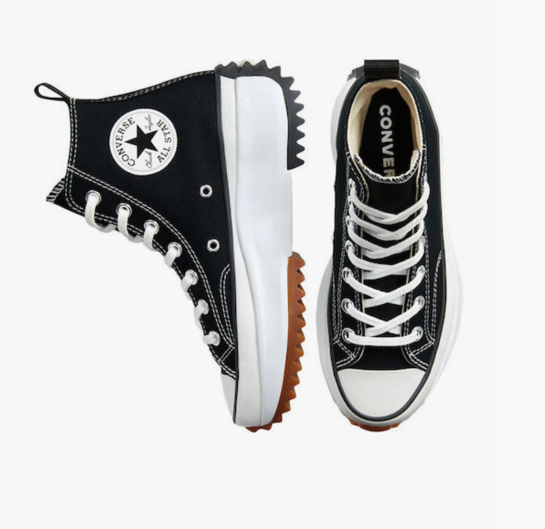 Converse Run Star Hike Hi Flatforms Μποτάκια Μαύρα - Image 2