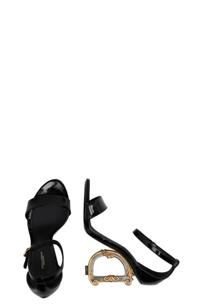 DOLCE GABBANA ΔΕΡΜΑΤΙΝΟΣ ΣΑΝΔΑΛΙΑ ΜΕ ΠΛΑΤΦΟΡΜΑ - Image 3