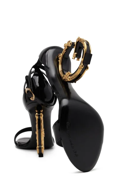 DOLCE GABBANA ΔΕΡΜΑΤΙΝΟΣ ΣΑΝΔΑΛΙΑ ΜΕ ΠΛΑΤΦΟΡΜΑ - Image 4