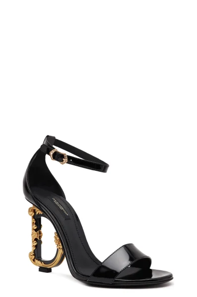 DOLCE GABBANA ΔΕΡΜΑΤΙΝΟΣ ΣΑΝΔΑΛΙΑ ΜΕ ΠΛΑΤΦΟΡΜΑ - Image 5