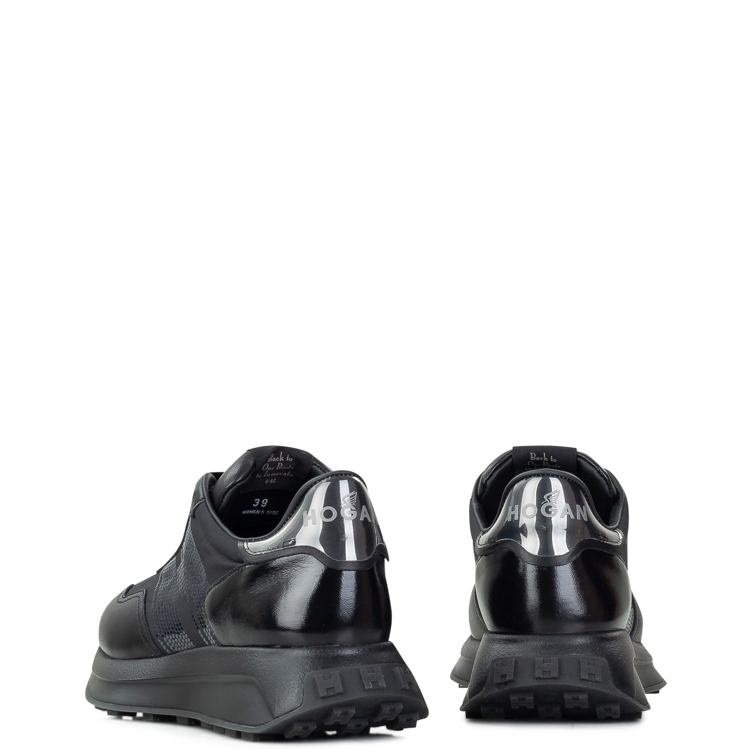 Sneakers Γυναικεία Hogan Μαύρο H641 H Pellicola - Image 3