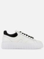 HOGAN ΥΠΟΔΗΜΑΤΑ SNEAKERS H-STRIPES ΛΕΥΚΑ 100% Leather