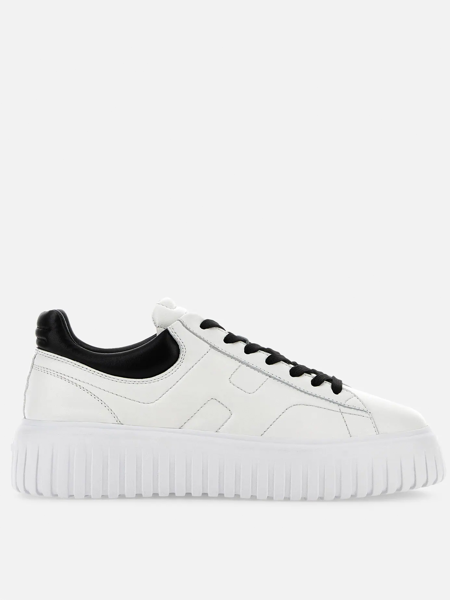 HOGAN ΥΠΟΔΗΜΑΤΑ SNEAKERS H-STRIPES ΛΕΥΚΑ 100% Leather