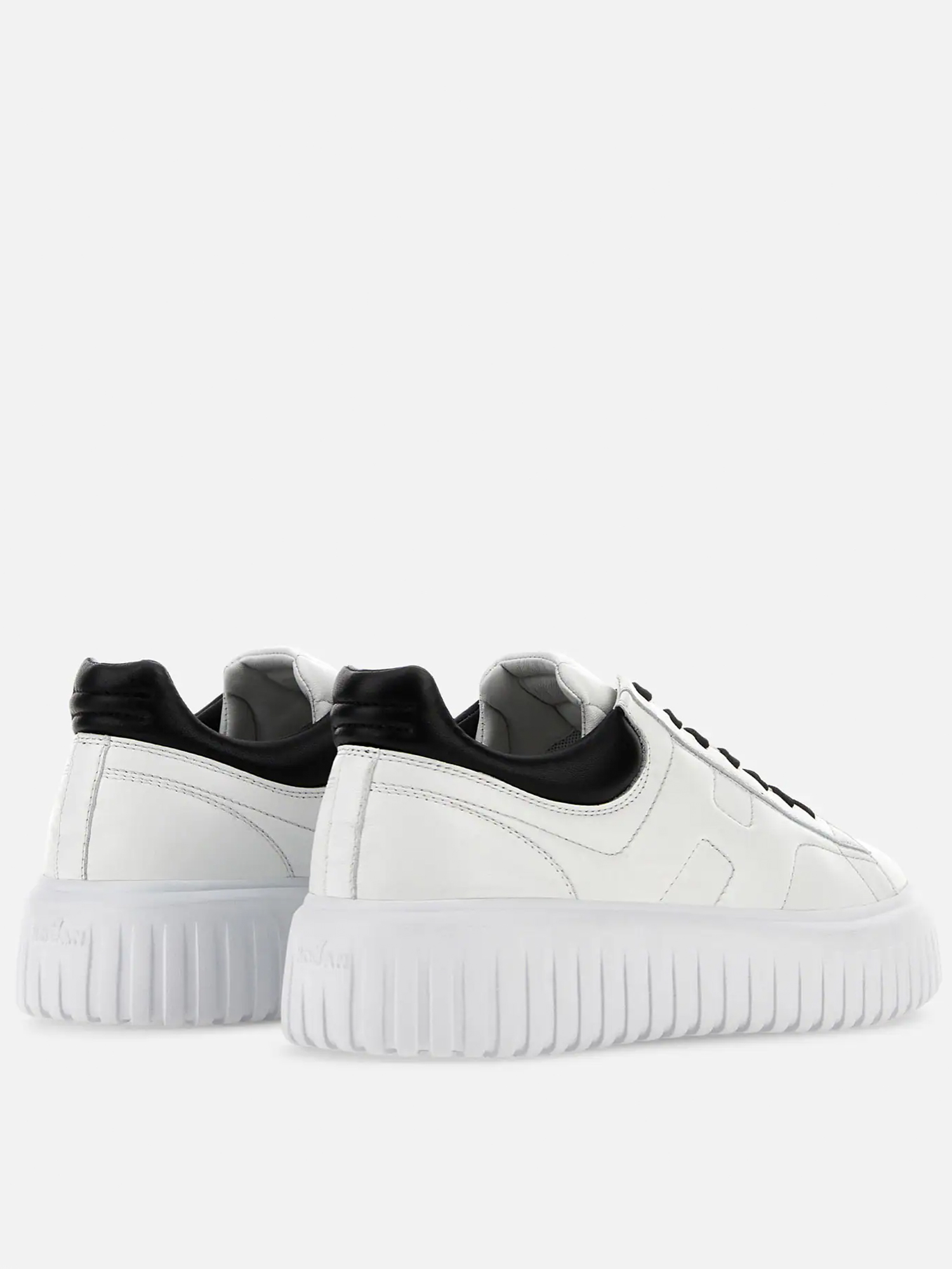 HOGAN ΥΠΟΔΗΜΑΤΑ SNEAKERS H-STRIPES ΛΕΥΚΑ 100% Leather - Image 5