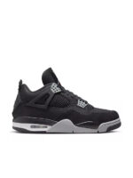 Jordan Air Jordan 4 Retro Ανδρικά Sneakers Black / Light Steel Grey / White / Fire Red