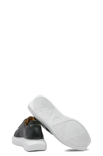 PHILIPP PLEIN ΔΕΡΜΑΤΙΝΟΣ ΓΥΝΑΙΚΕΙΑ ΠΑΠΟΥΤΣΙΑ SNEAKERS ΧΑΜΗΛΑ Black - Image 3