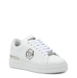 PHILIPP PLEIN ΔΕΡΜΑΤΙΝΟΣ SNEAKERS ΑΝΔΡΙΚΑ ΠΑΠΟΥΤΣΙΑ SNEAKERS ΧΑΜΗΛΑ